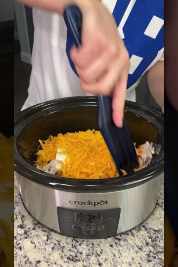 The Perfect Game Day Snack 🏈: Crockpot Buffalo Chicken Dip