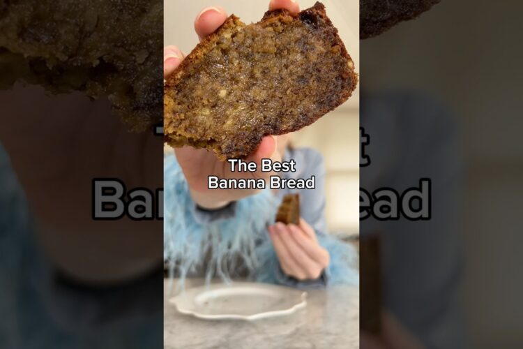 BEST BANANA BREAD RECIPE 🍌🍞 #baking #bread