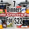 7 Cheap & Fancy Crockpot Dinners for $22 | The EASIEST Tasty Slow Cooker Recipes | Julia Pacheco