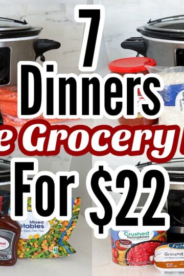 7 Cheap & Fancy Crockpot Dinners for $22 | The EASIEST Tasty Slow Cooker Recipes | Julia Pacheco