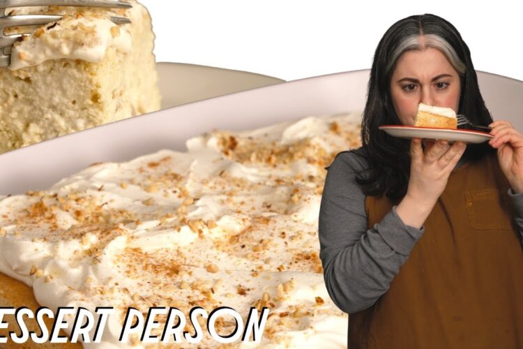 Claire Saffitz Whipped Cream Tres Leches Cake | What's For Dessert