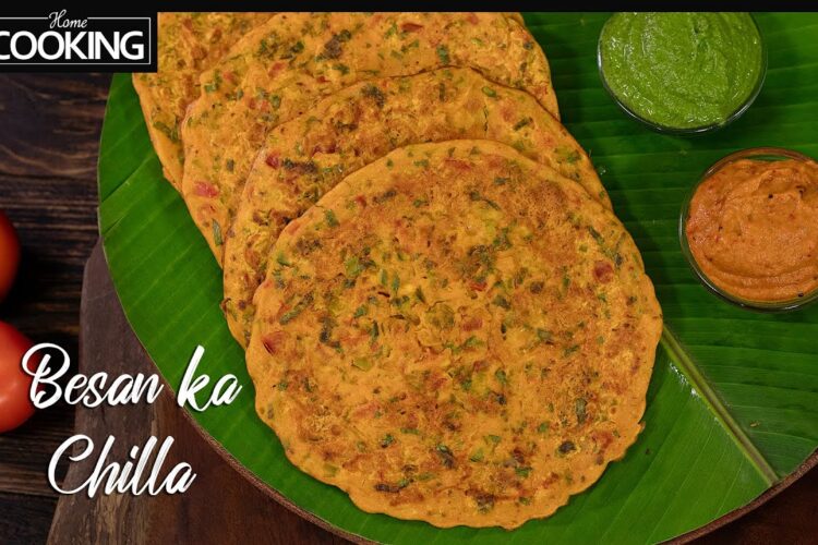 Besan ka Chilla | High Protein Breakfast | Eggless Omelette | Besan Cheela for Toddlers