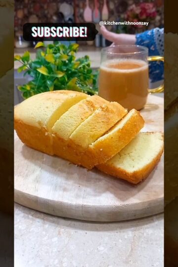 Tea Cake Recipe By Kitchen With Noonzay | #teacakewithoutoven #shorts #viralshorts #cookingshorts