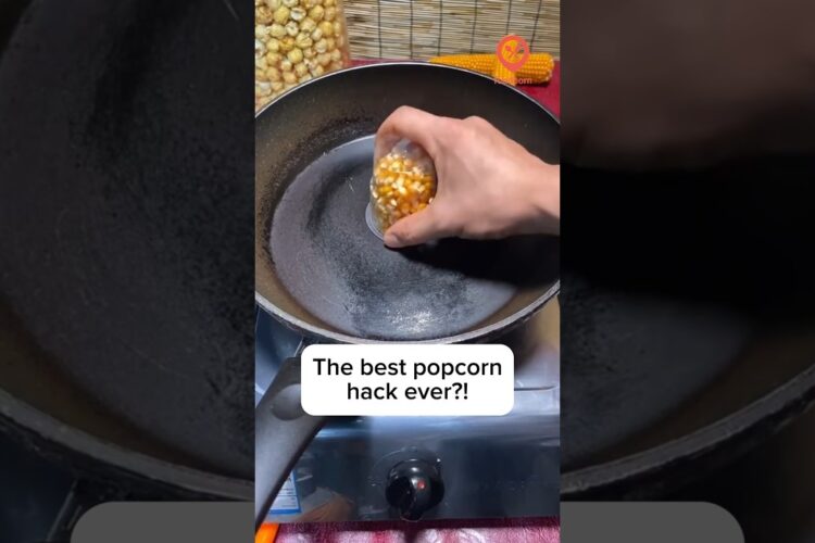 Is this the best popcorn making hack ever?! 🍿🤷🏽‍♂️
