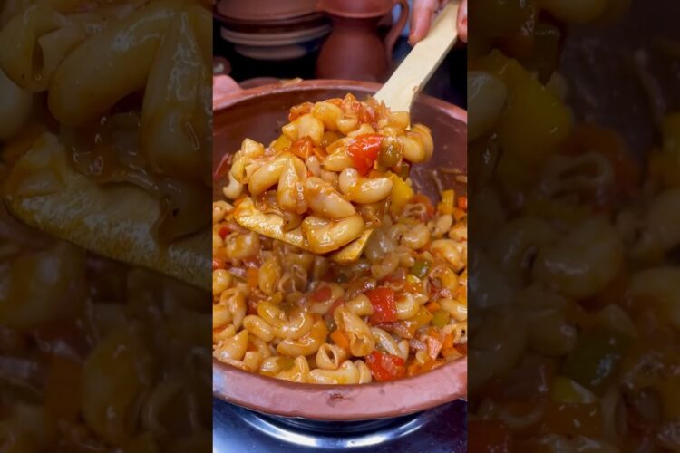 Vegetable Masala Pasta 🤤 #shorts