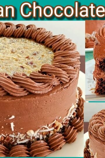 BEST German chocolate cake recipe from scratch | German chocolate cake frosting recipe