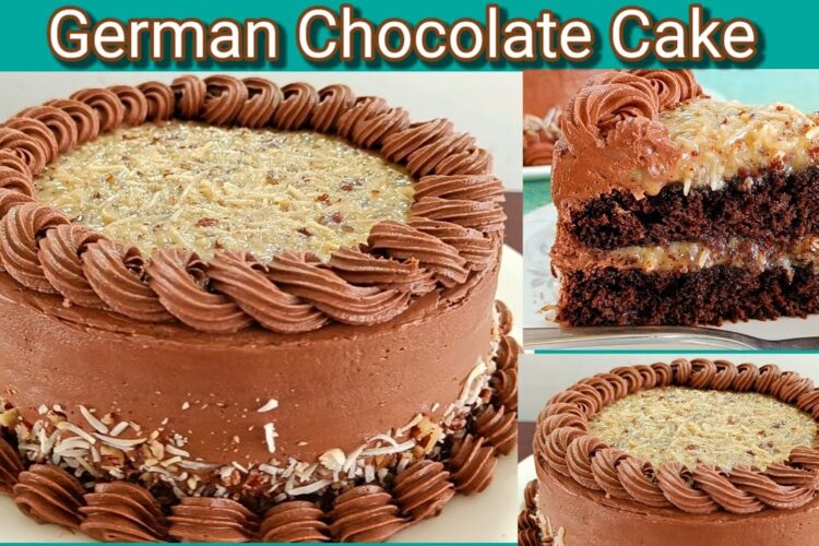 BEST German chocolate cake recipe from scratch | German chocolate cake frosting recipe