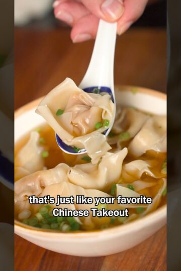WONTON SOUP Better Than Chinese Takeout!