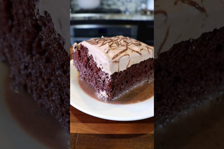 How to Make Nutella Tres Leches Cake Recipe #shorts