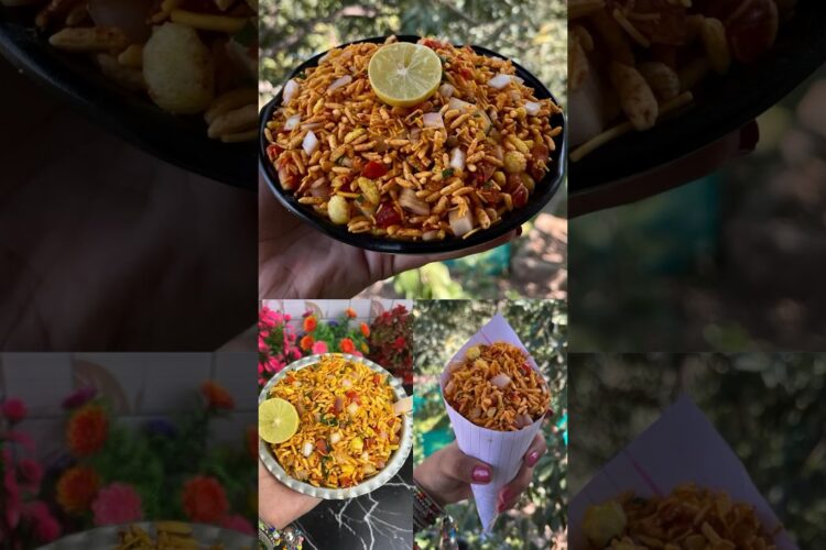 Bhel Puri Recipe 🥵| Street Style Bhel Puri #shorts #bhel #streetfood
