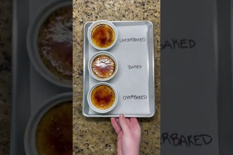 baking crème brulée