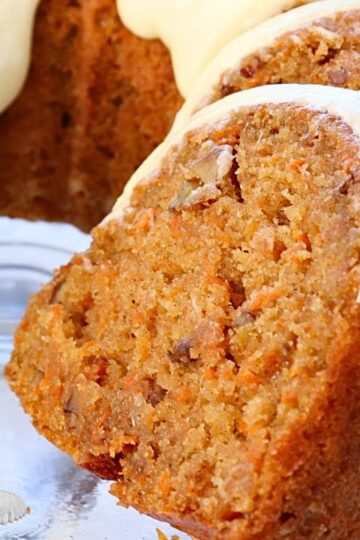 The only CARROT BUNDT CAKE recipe I'll ever use
