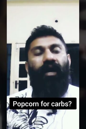 popcorn for carbs ??? #shorts #popcorn #calories