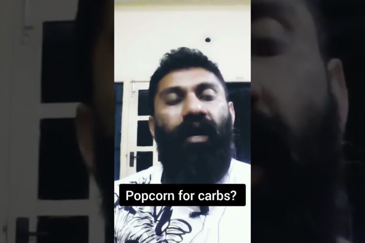 popcorn for carbs ??? #shorts #popcorn #calories