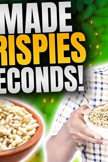 Super-Simple  Homemade Rice Krispies – The Authentic Rural Indian Way! #muri #pori' #பொரி