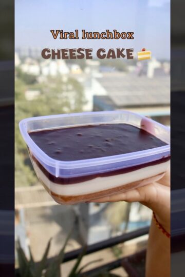 Viral Lunchbox Cheesecake 🍰😋 #shorts #viralcheesecake #cheesecake #viralrecipe #asmr