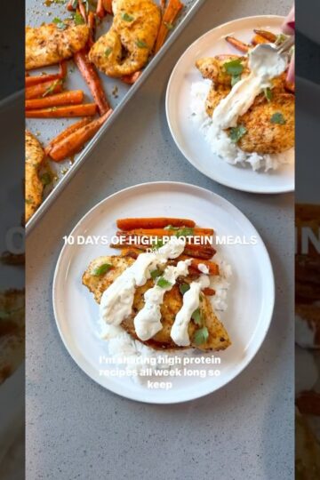 10 days of high-protein meals — episode 2! recipe in description #highprotein #glutenfreerecipes
