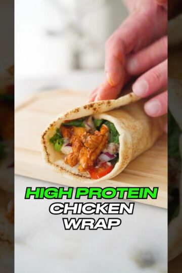 52G Protein Chicken Wrap 🫡 (354 cals)