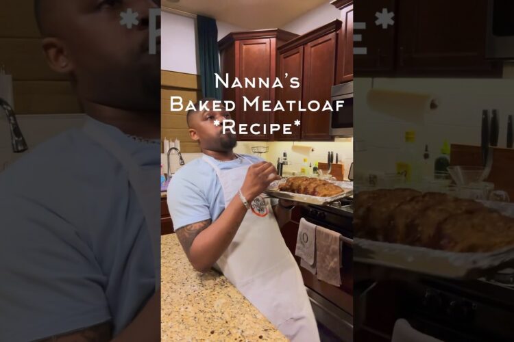 Get ready to drool! Nanna's Baked Meatloaf recipe coming right up! 🍽️ #shorts #ComfortFood