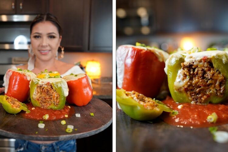 HOW TO MAKE THE BEST MEXICAN STUFFED BELL PEPPERS