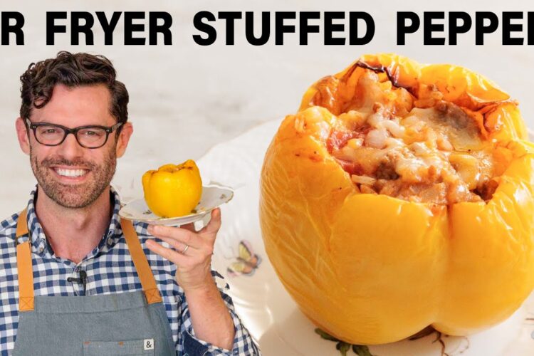 Easy Air Fryer Stuffed Peppers