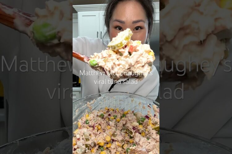 would you try this? #viralfood #tunasalad #tunarecipe