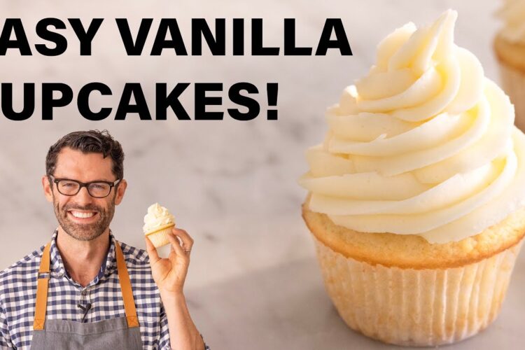 EASY Vanilla Cupcakes Recipe