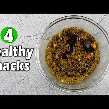 4 Healthy Snack Recipes | High Protein Snacks Recipes | High Protein Ladoo Recipes | Healthy Snacks