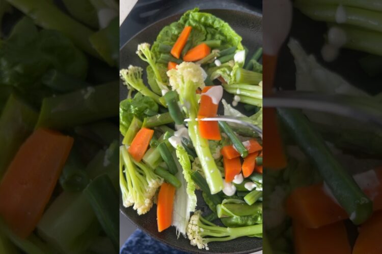 Steamed Vegetables For Dinner #weightloss