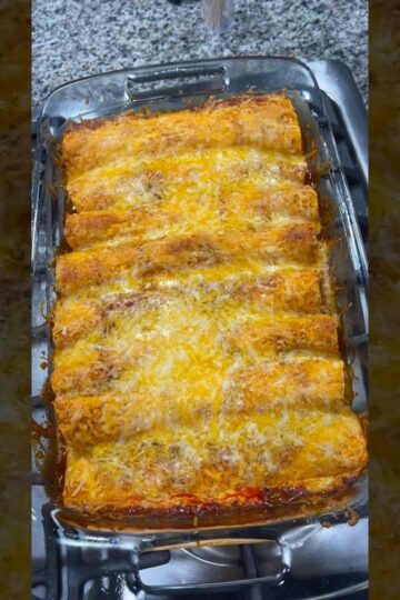 High Protein Chicken Enchiladas 😋