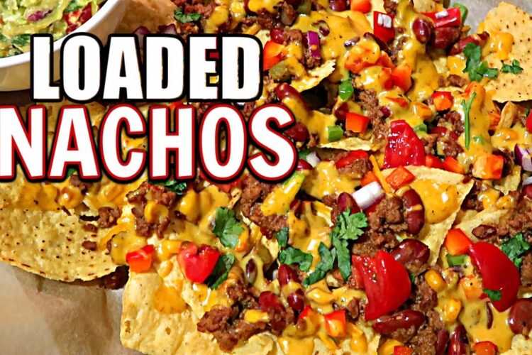 🔥 How To Make the BEST LOADED Nachos in 30 Minutes 🌱 VEGETARIAN Easy Dairy FREE Recipe for Beginners