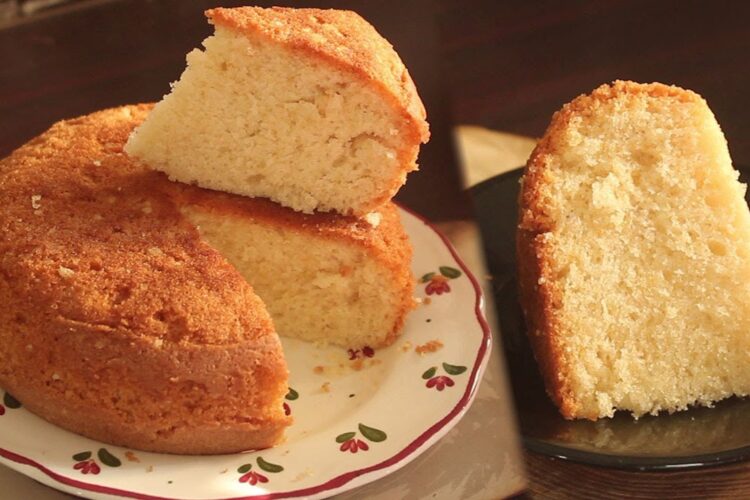 Vanilla Cake without Oven Recipe🍁๋࣭ ⭑🍂༘⋆ By Chef Hafsa