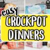 5 DUMP & GO CROCKPOT DINNERS | The EASIEST Tasty Slow Cooker Recipes | NEW for 2025 Crockpot Recipes