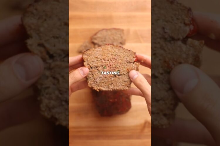 Seeing if meatloaf is good #cooking #food #foodasmr #recipe
