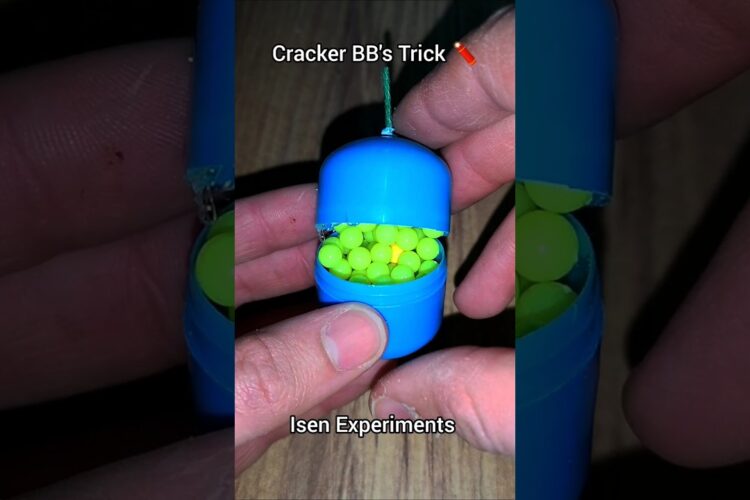 DIY Airsoft BBs Cracker Trick #experiment #firecrackers #fireworks #crackers #lifehack
