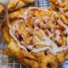 GLAZED Funnel Cake is AMAZING! How to make FUNNEL CAKE