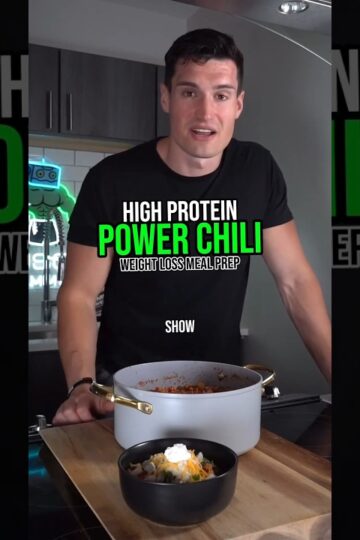High Protein Power Chili Bowl🔥 #recipe #shorts #protein #cooking #food #health #muscledummies