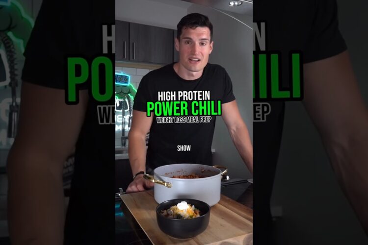 High Protein Power Chili Bowl🔥 #recipe #shorts #protein #cooking #food #health #muscledummies