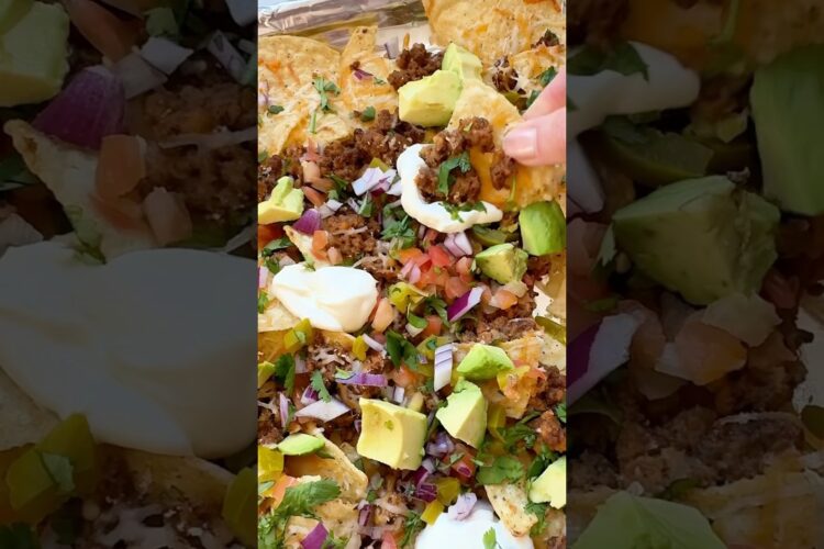 Loaded Nachos | Eating Bird Food #gameday #food #highprotein #nachos os
