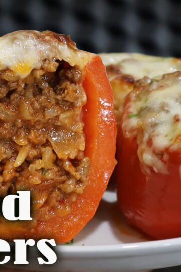 The Perfect Stuffed Bell Peppers| How To make stuffed bell peppers