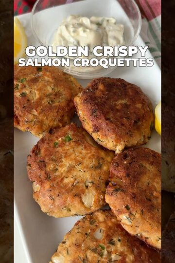 The BEST salmon croquettes #recipe
