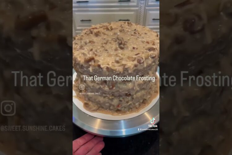 German Chocolate Cake Coconut Pecan Frosting