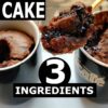 3 Ingredient Chocolate Cake | No Egg No Oven No Maida  | Chocolate Mug Cake in Lockdown |