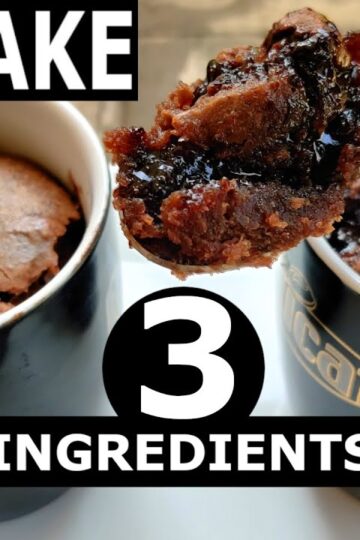 3 Ingredient Chocolate Cake | No Egg No Oven No Maida  | Chocolate Mug Cake in Lockdown |