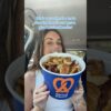 GIANT Auntie Anne’s Pretzel Bucket $29.99 🥨💙#auntieannes #auntieannespretzel #auntieannespretzels