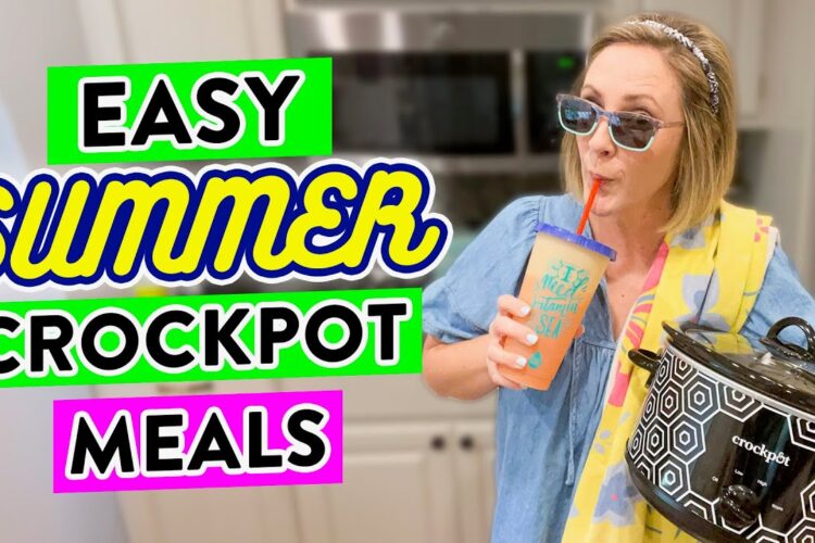 EASY CROCKPOT MEALS You Need to Make This SUMMER! // Family Dinners That Won't Heat Up Your Kitchen!