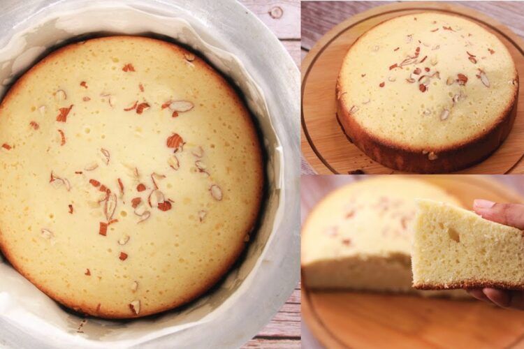 Make Plain Cake Without Oven | Soft Vanilla cake #shorts #cake #vanilacakedecoration #recipe