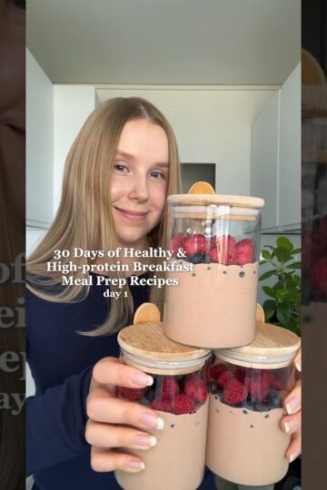 Day 1 of 30 Days of Healthy & High-protein Breakfast Meal Prep Recipes #mealprep #highprotein