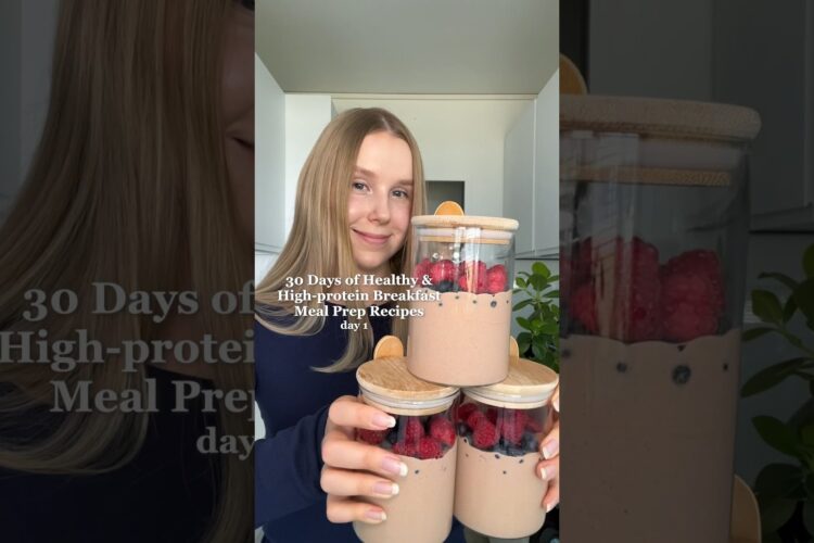 Day 1 of 30 Days of Healthy & High-protein Breakfast Meal Prep Recipes #mealprep #highprotein