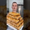 Baklava Rolls Recipe EASY (Homemade Greek Saragli)